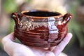 11-E Rustic Red Crock Bowl, 12 oz.