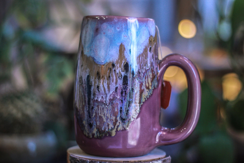 06-B Lavender Fields Notched Mug - MISFIT, 25 oz. - 15% off