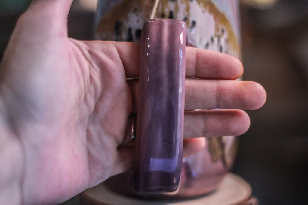 06-B Lavender Fields Notched Mug, 24 oz.