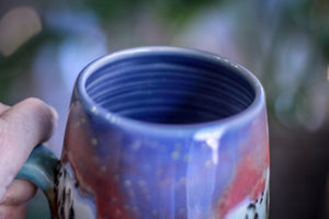 08-A Rocky Mountain Twilight Crystal Mug - TOP SHELF, 26 oz.