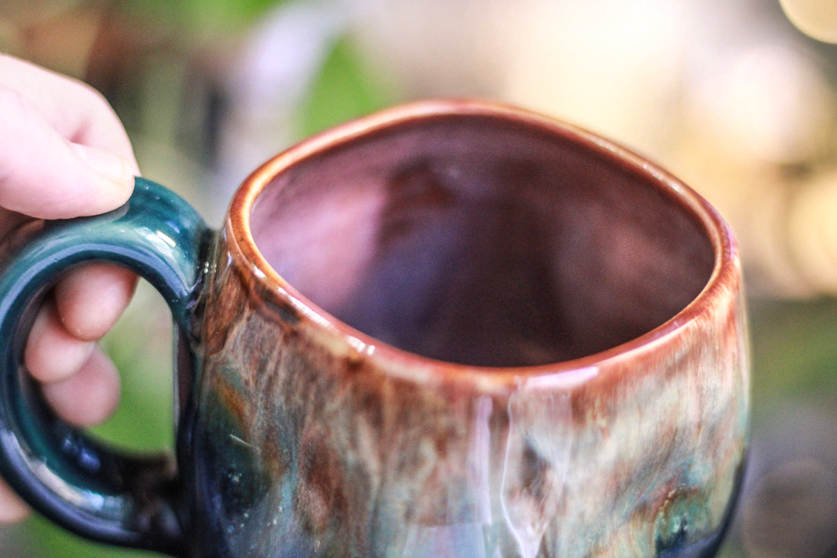 08-E PROTOTYPE Divot Mug, 14 oz.