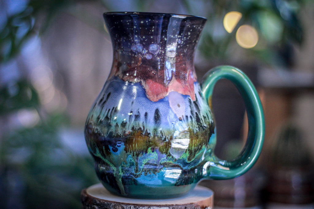 09-A Rocky Mountain Midnight Flared Acorn Mug - TOP SHELF, 25 oz.