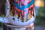01-A Desert Rainbow Gourd Mug, 26 oz.