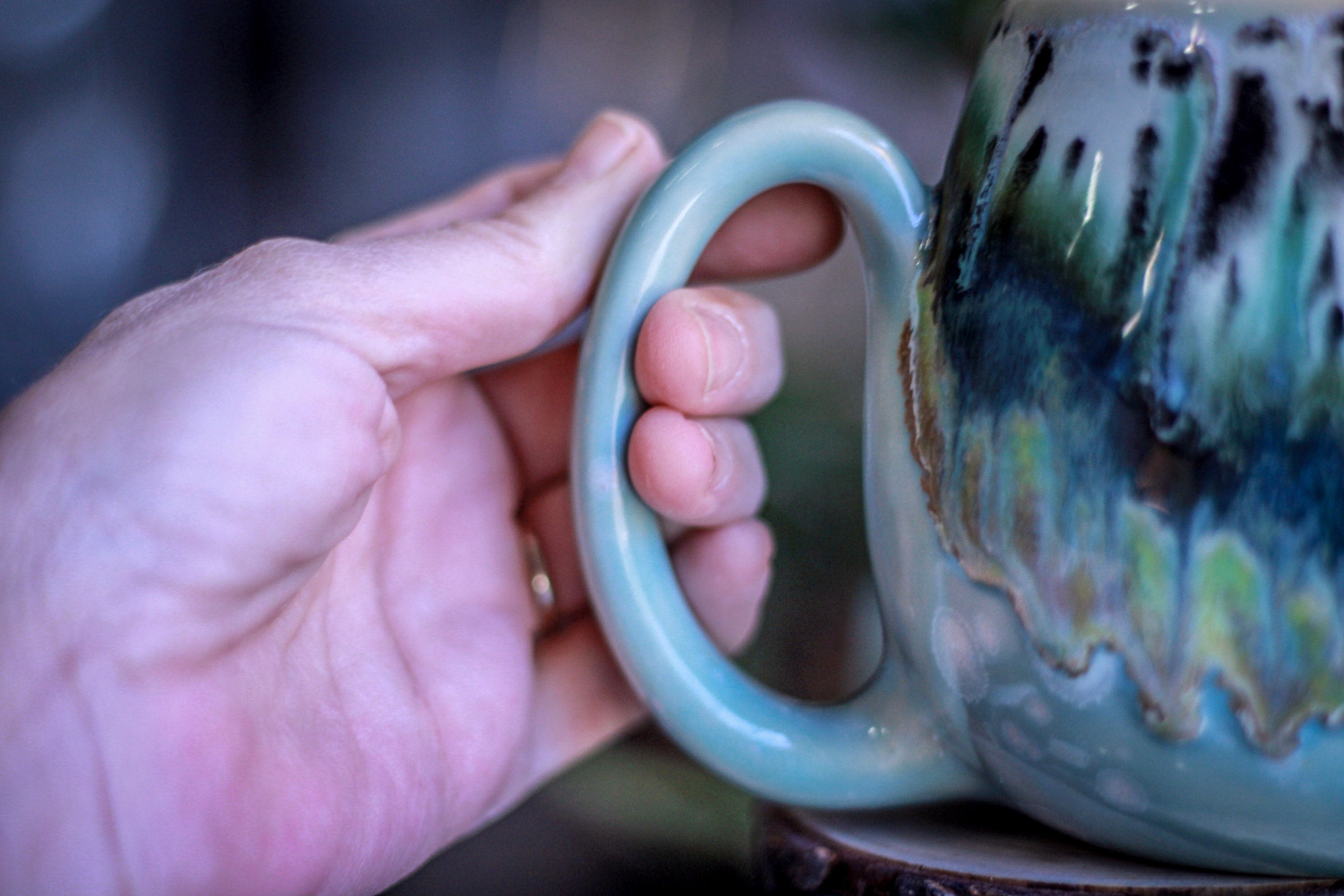 01-B Champlain Falls Notched Mug - TOP SHELF, 22 oz.
