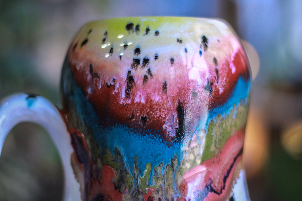 01-B Desert Rainbow Gourd Mug, 26 oz.