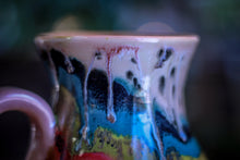 Load image into Gallery viewer, 01-C Pink Rainbow Grotto Flared Mug - MINOR MISFIT, 18 oz. - 10% off