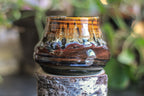 09-D Molten Rainbow Cheetah Variation Textured Mug, 19 oz.