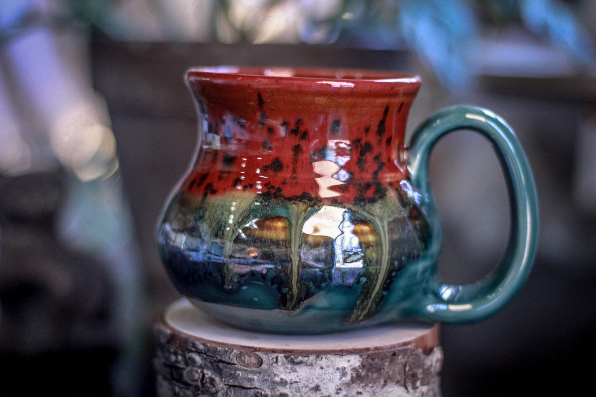 08-D Molten Melon Variation Flared Mug, 17 oz.