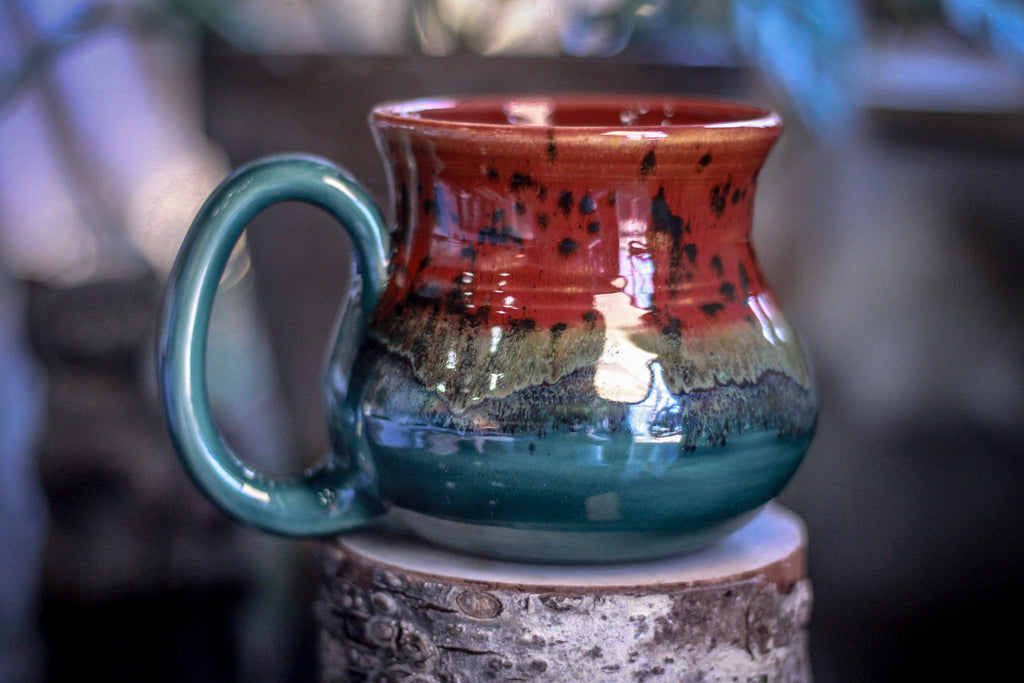 08-D Molten Melon Variation Flared Mug, 17 oz.