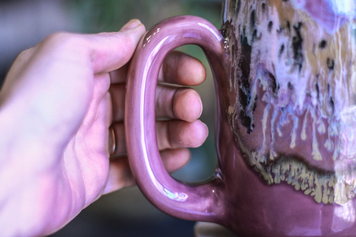 06-B Lavender Fields Notched Mug - MISFIT, 25 oz. - 15% off