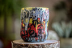 07-G EXPERIMENT Graffiti Petite Gourd Cup , 7 oz.