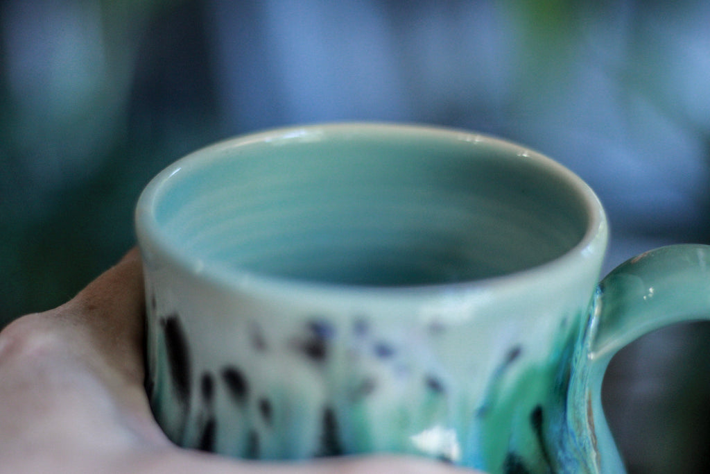 08-B Champlain Falls PROTOTYPE Barely Flared Mug - TOP SHELF, 18 oz.