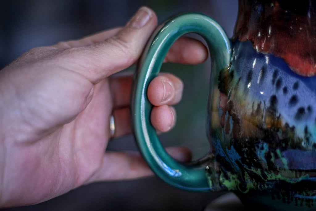 09-A Rocky Mountain Midnight Flared Acorn Mug - TOP SHELF, 25 oz.