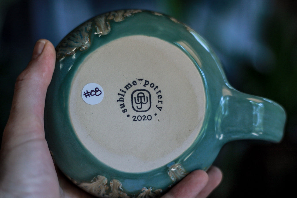 08-B Champlain Falls PROTOTYPE Barely Flared Mug - TOP SHELF, 18 oz.