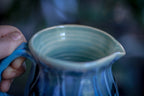 07-G Black & Blue Creamer Pitcher, 13 oz.