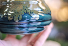 Load image into Gallery viewer, 09-G Spanish Moss Textured Wabi-Sabi Acorn Bowl, 15 oz.