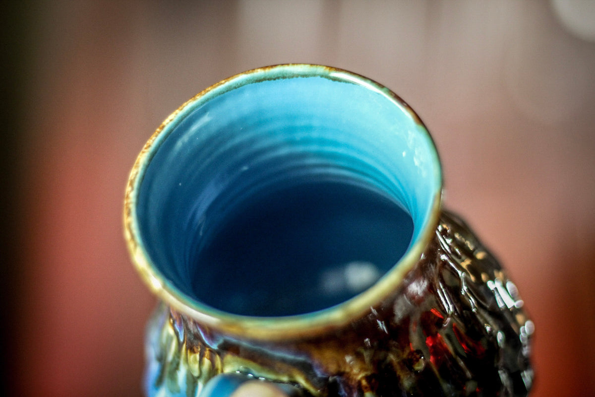 09-D Arctic Wave Textured Mug, 17 oz.