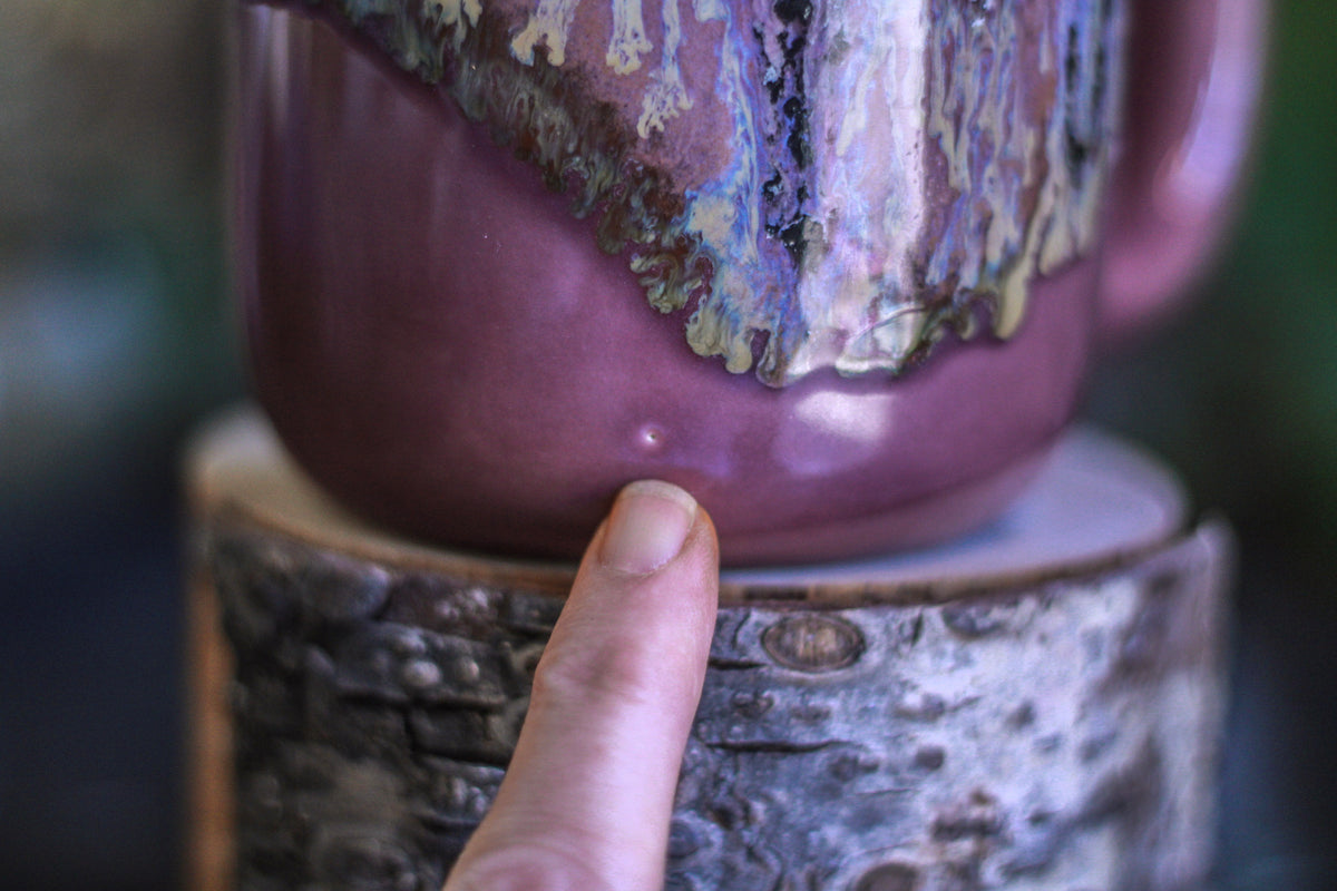 06-B Lavender Fields Notched Mug - MISFIT, 25 oz. - 15% off