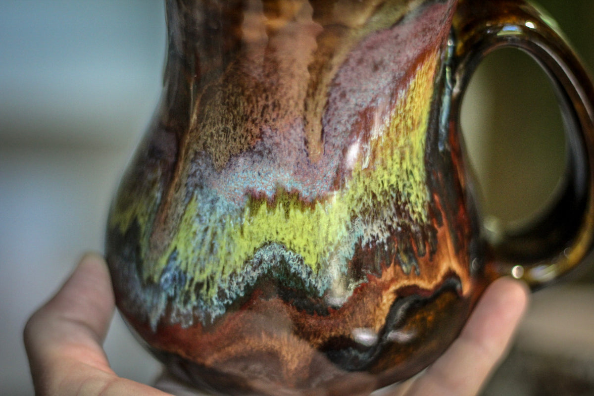 07-C Rainbow Grotto Barely Flared Mug, 22 oz.