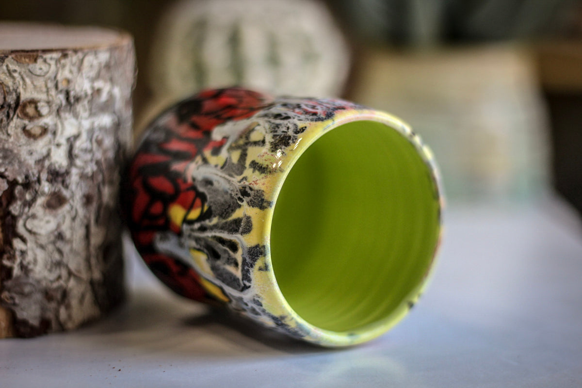 07-G EXPERIMENT Graffiti Petite Gourd Cup , 7 oz.