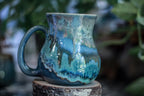 08-D Blue PROTOTYPE Flared Mug - MINOR MISFIT, 18 oz. - 10% off