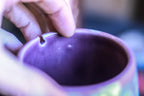 06-B Lavender Fields Notched Mug - MISFIT, 25 oz. - 15% off