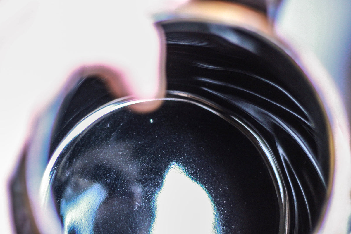 09-D Molten Rainbow Cheetah Variation Textured Mug, 19 oz.