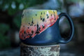 08-C Rainbow Squat Gourd Mug, 24 oz.