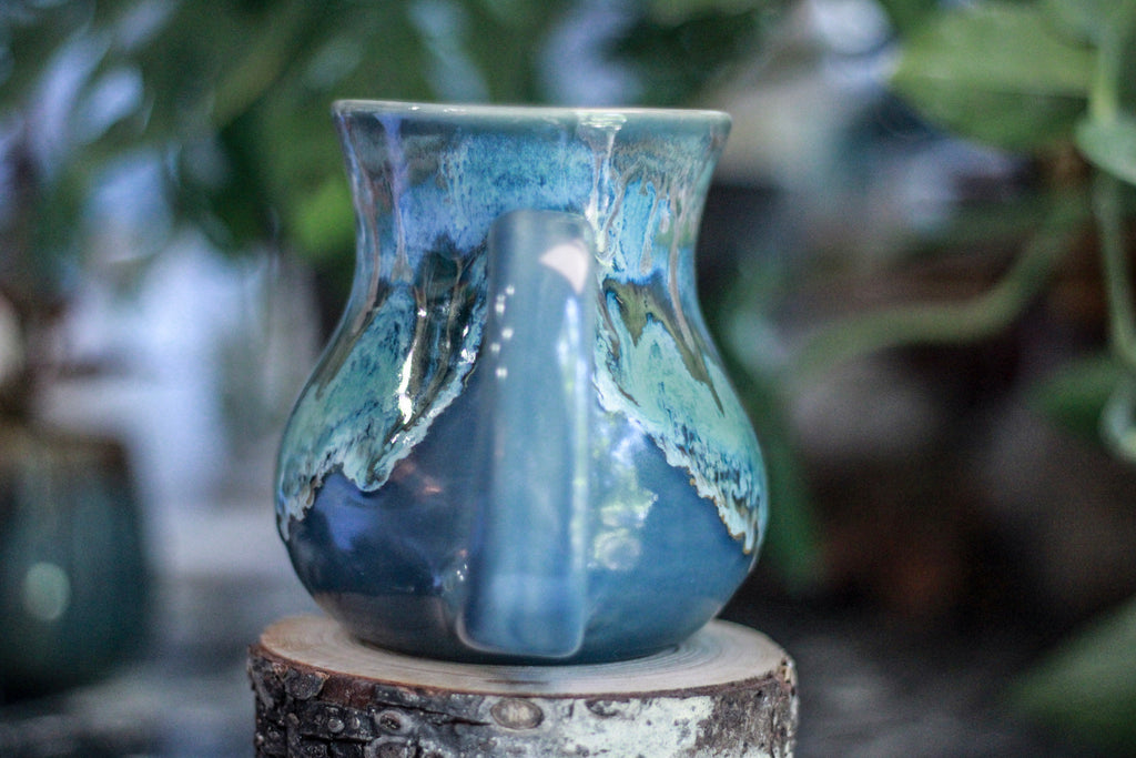 08-D Blue PROTOTYPE Flared Mug - MINOR MISFIT, 18 oz. - 10% off