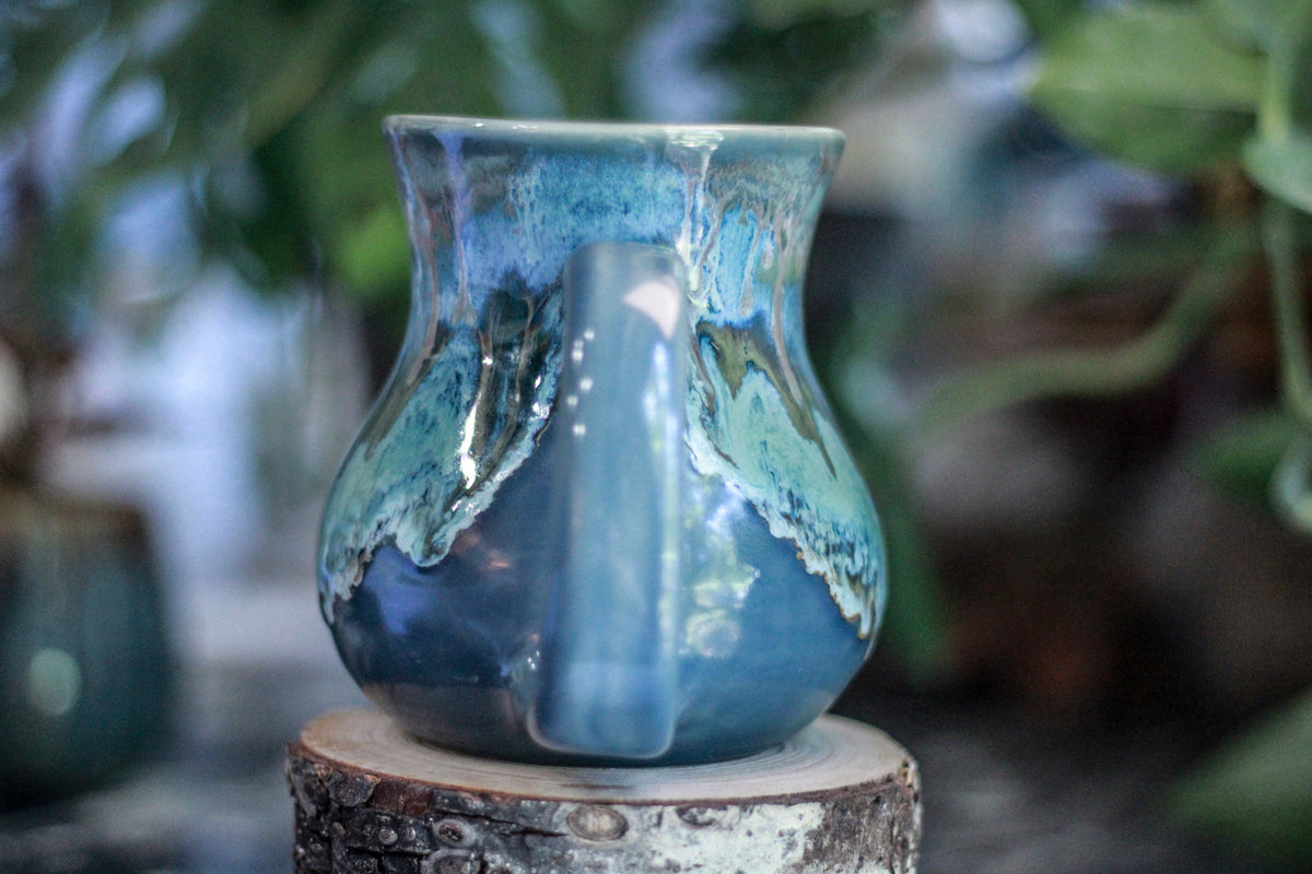 08-D Blue PROTOTYPE Flared Mug - MINOR MISFIT, 18 oz. - 10% off