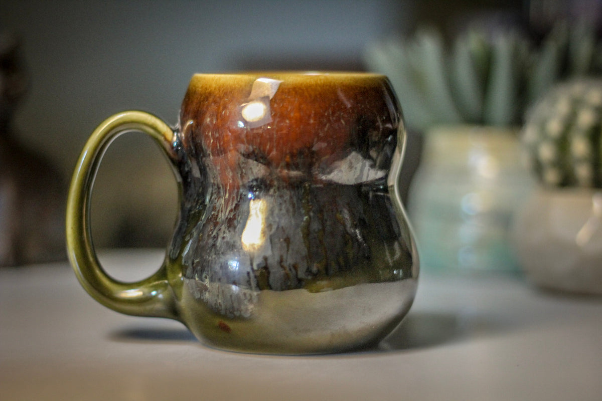 08-F Irish Moss Gourd Mug, 11 oz.