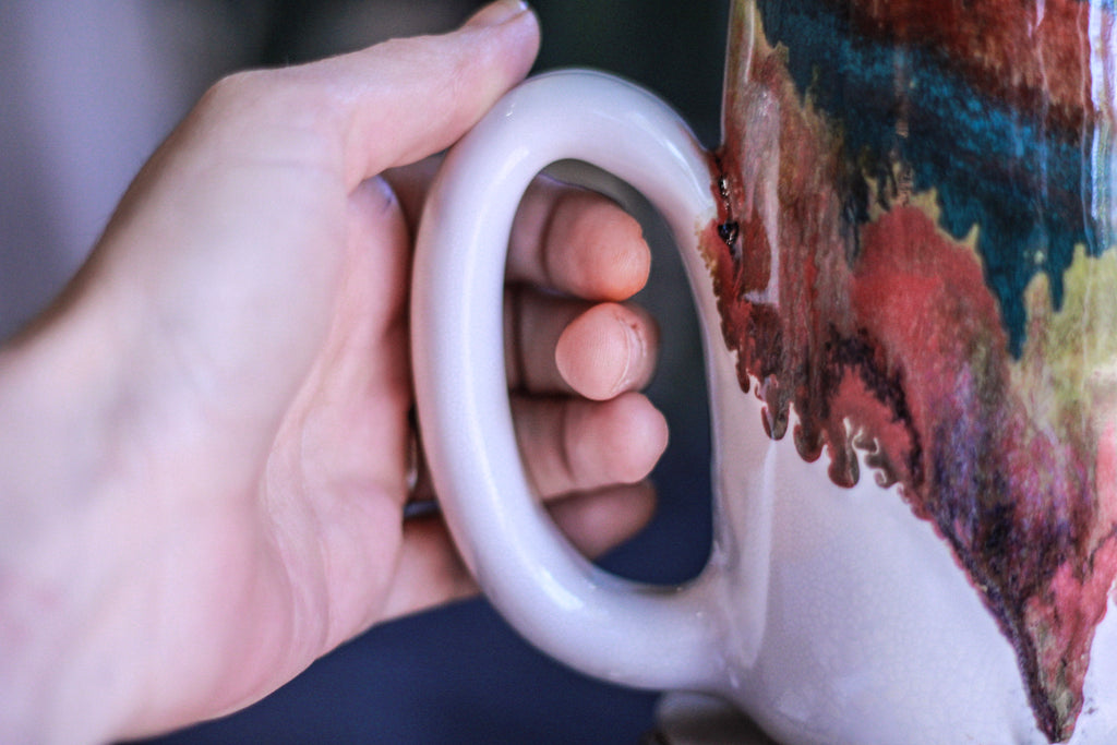 03-C Rainbow Grotto Notched Mug - MINOR MISFIT, 23 oz. - 10% off
