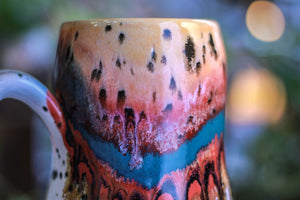 01-A Desert Rainbow Gourd Mug, 26 oz.