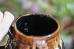 09-D Molten Rainbow Cheetah Variation Textured Mug, 19 oz.
