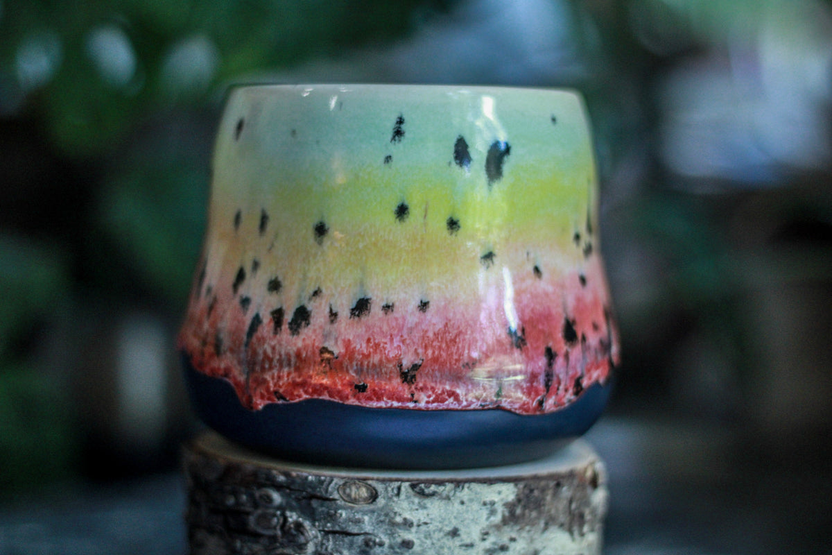 08-C Rainbow Squat Gourd Mug, 24 oz.