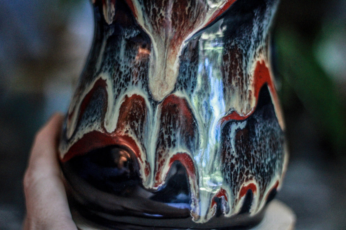 20-D Scarlet Grotto Gourd Stein Mug - TOP SHELF MISFIT, 25 oz.