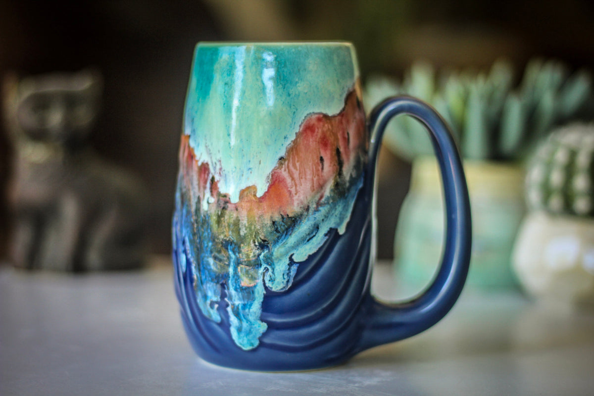 09-B Desert Spring Textured Mug - MISFIT, 17 oz. - 10% off