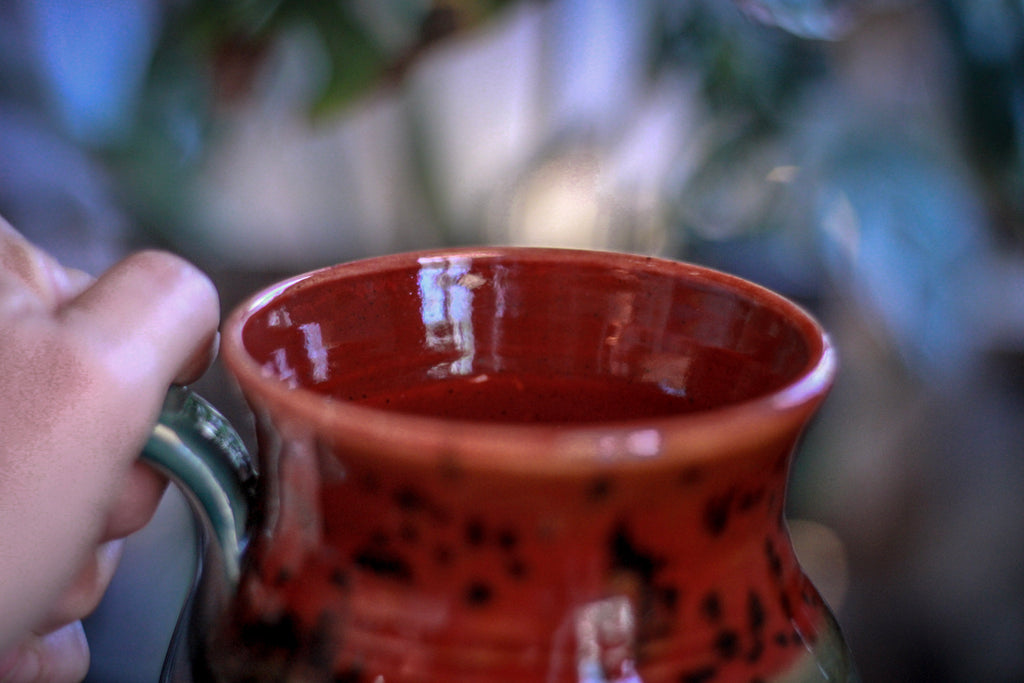 08-D Molten Melon Variation Flared Mug, 17 oz.