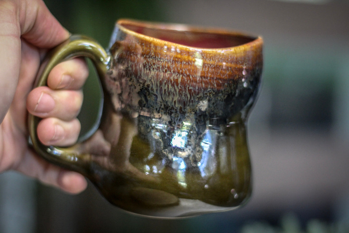 08-F Irish Moss Small Leaning Mug, 11 oz.