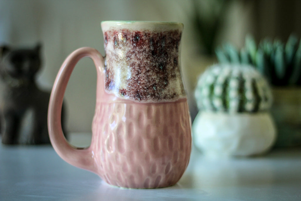 09-G EXPERIMENT Barely Flared Textured Mug, 16 oz.