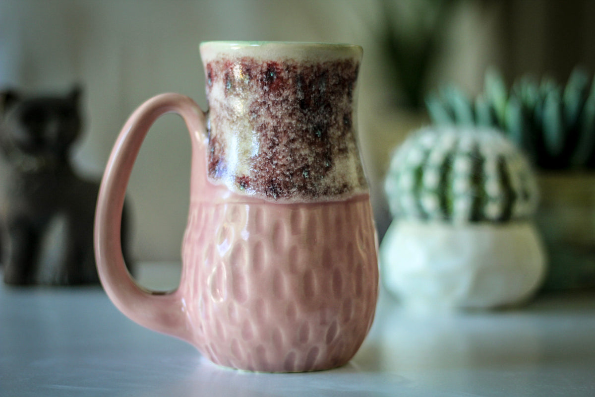 09-G EXPERIMENT Barely Flared Textured Mug, 16 oz.