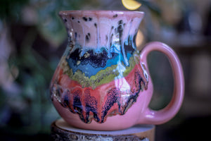 07-B Pink Rainbow Grotto Flared Mug, 22 oz.