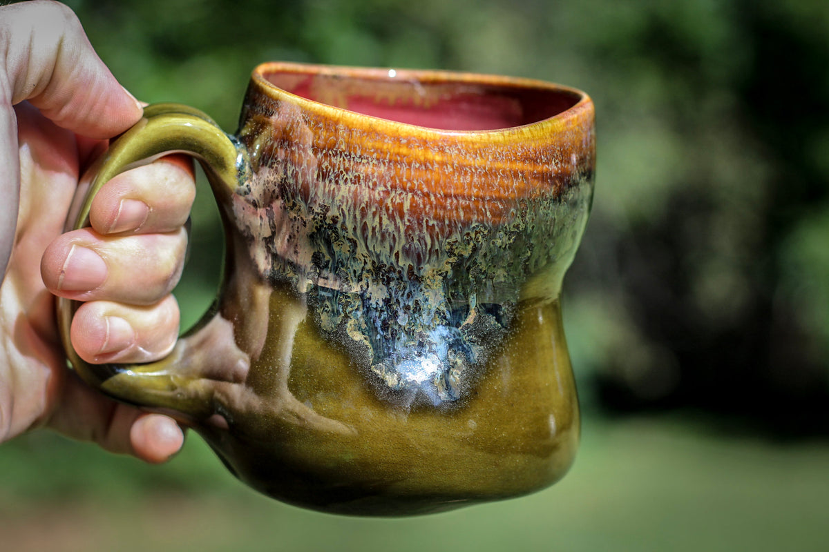08-F Irish Moss Small Leaning Mug, 11 oz.