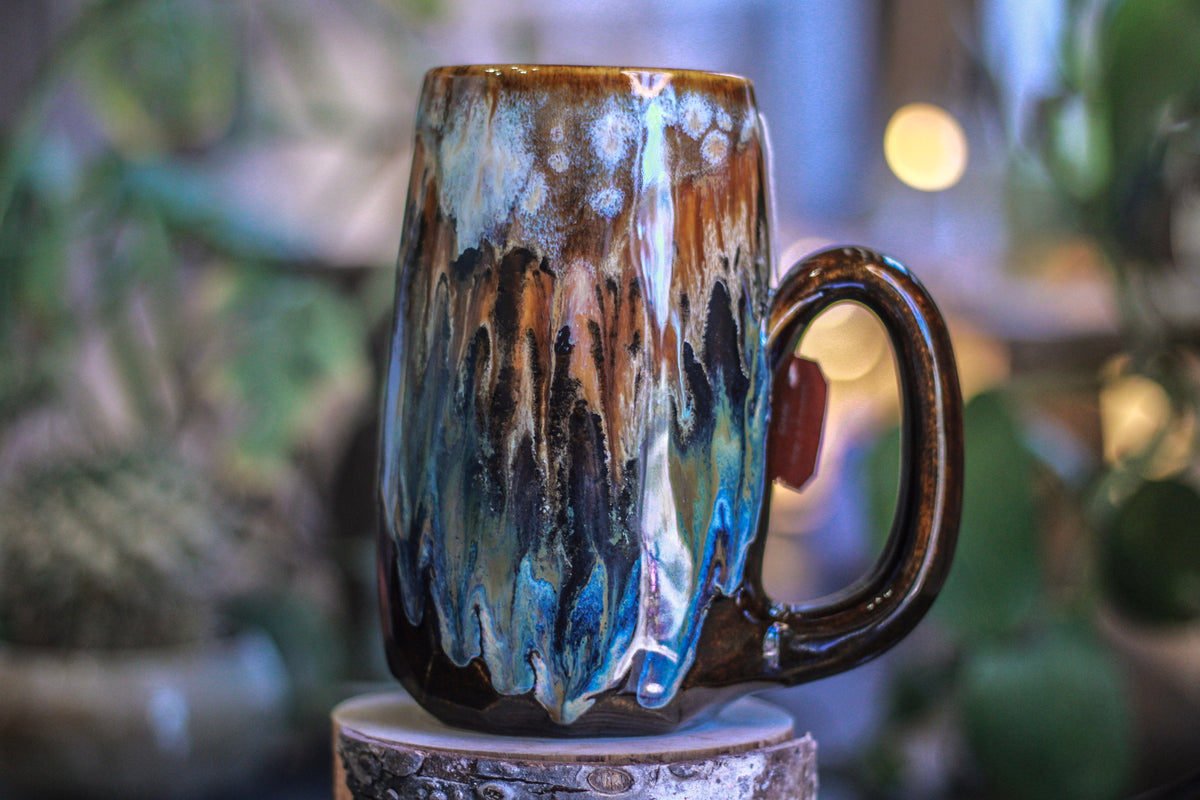 07-B Desert Oasis Crystal Notched Mug - TOP SHELF, 24 oz.