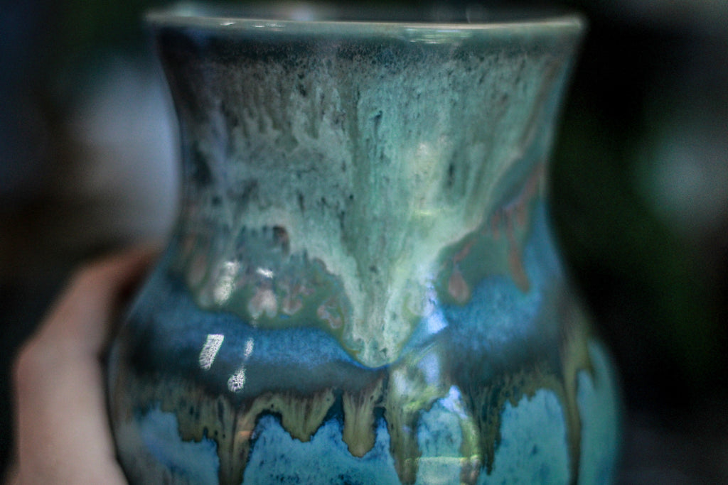 08-D Blue PROTOTYPE Flared Mug - MINOR MISFIT, 18 oz. - 10% off