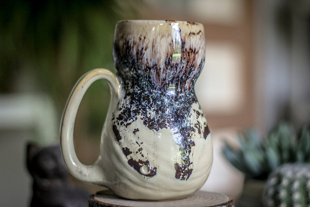 09-E EXPERIMENT Textured Gourd Mug - MISFIT, 20 oz. - 30% off