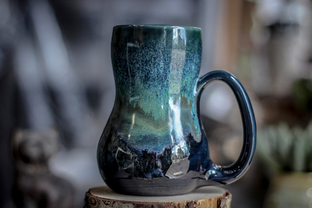 09-E Boreal Bliss Gourd Mug - TOP SHELF, 14 oz.