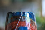 08-B Fire & Ice Notched Crystal Mug, 24 oz.