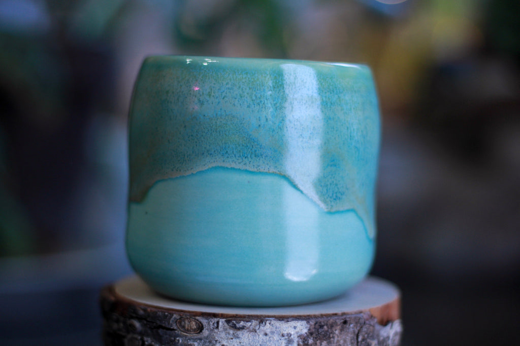 08-F Atlantean Jade PROTOTYPE Gourd Mug, 14 oz.