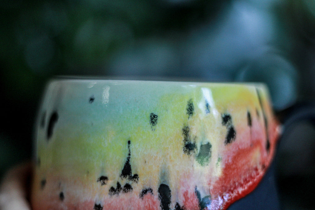 08-C Rainbow Squat Gourd Mug, 24 oz.